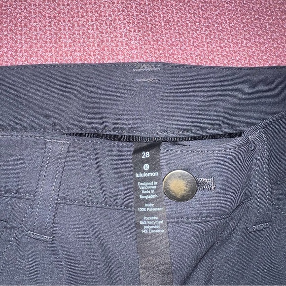 Lululemon Men's ABC Pant Classic in Obsidian size 28 - Picture 8 of 12
